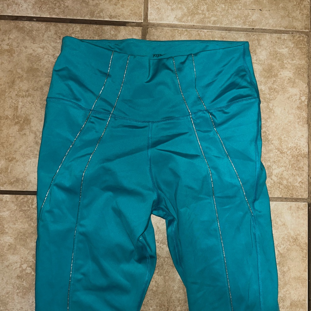 Nike Yoga Dri-FIT Luxe women's high-waisted 7/8 Infinalon leggings size Large - Picture 2 of 5